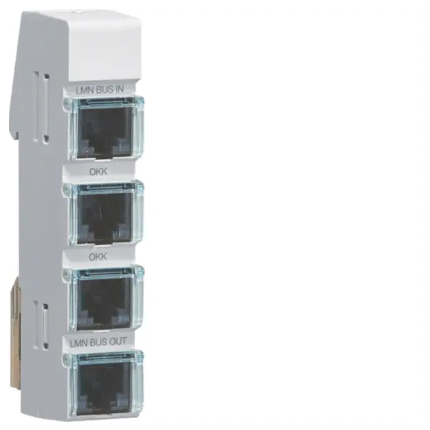 Hager ZZ12LMN04P LMN-Modul mit 4xRJ12 passiv 1 PLE