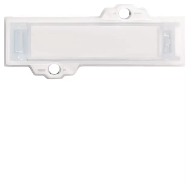 Hager REH010X Namensschild mit wießen LED Weiß