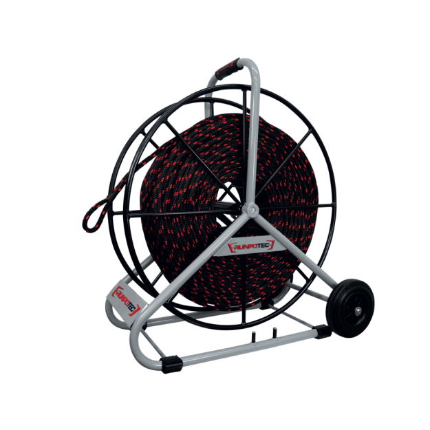 Runpotec 10122 Zugseil Ø 12 mm inklusive Haspel - 300 m