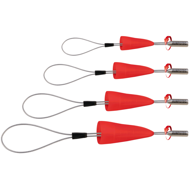 Runpotec 10154 Kabelziehschlaufe mit Gewinde - 4er Set
