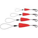 Runpotec 10159 Kabelziehschlaufe mit Haken - 4er Set