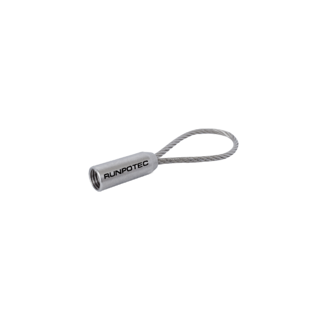 Runpotec 20427 Zugschlaufe Ø 2 mm - Edelstahlseil
