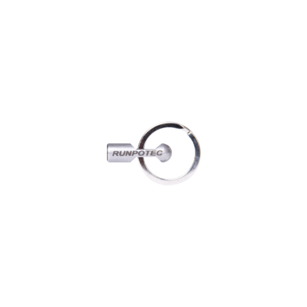 Runpotec 30236 Edelstahl Öse inklusive Ring mit RTG Ø 6 mm