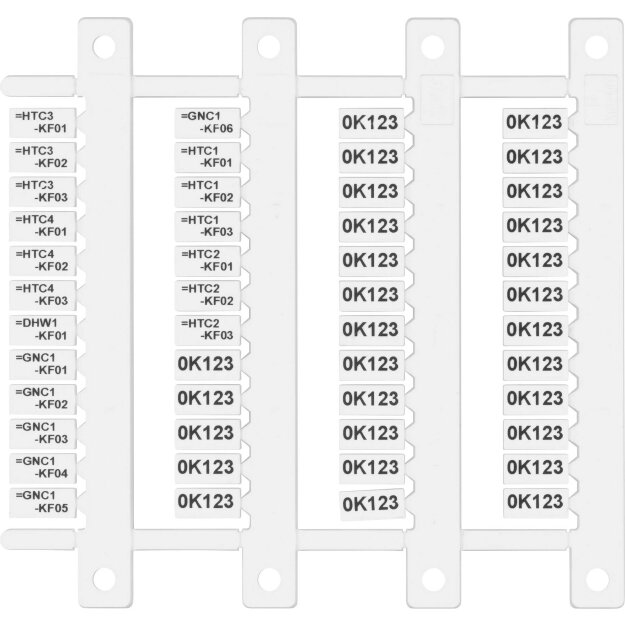 Finder Bezeichnungsschild-Matte 093.48