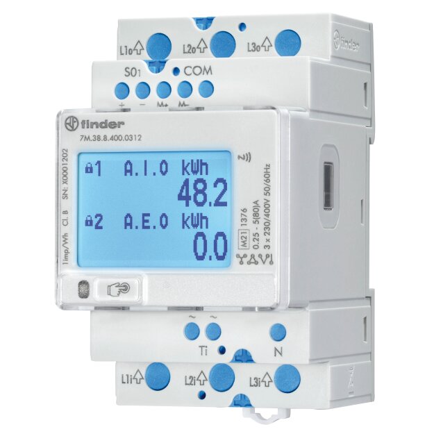 Finder Energiezähler 7M.38.8.400.0312
