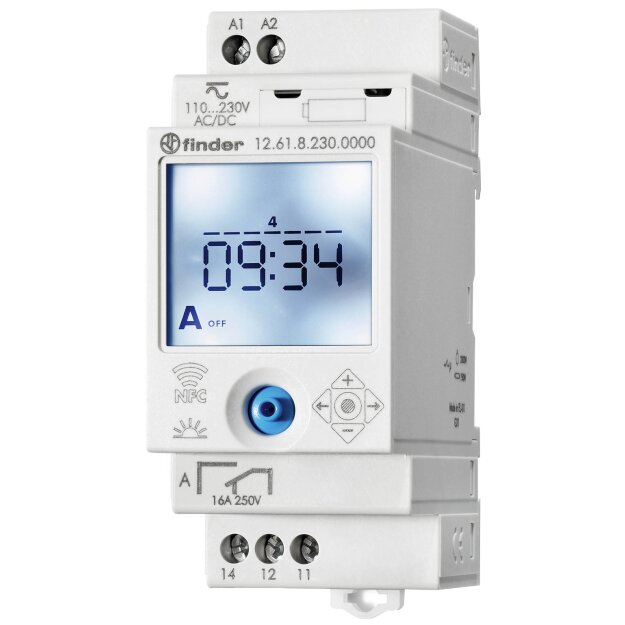 Finder Schaltuhr für Reiheneinbau 12.61.0.024.0000