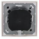 JUNG Serie LS Komplett-Set Schneeweiß Matt: 1710DE Tastdimmer Standard LED + LS1700WWM Steuertaste Standard + LS981WWM Rahmen 1fach