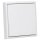 JUNG Serie LS Komplett-Set Schneeweiß Matt: 1710DE Tastdimmer Standard LED + LS1700WWM Steuertaste Standard + LS981WWM Rahmen 1fach