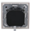 JUNG Serie LS Komplett-Set Schneeweiß Matt: RTR230 Raumthermostat (Öffner) 230 V + LS1749BFWWM Abdeckung für Raumtemperaturregler + LS981WWM Rahmen 1fach