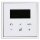 JUNG Serie LS Komplett-Set Schneeweiß Matt: TRDLS1790WW Raumtemperaturregler mit Display Standard + LS981WWM Rahmen 1fach