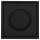 JUNG Serie LS Komplett-Set Graphitschwarz Matt: 1730DD Drehdimmer Standard LED + LS1740SWM Abdeckung mit Drehknopf + LS981SWM Rahmen 1fach