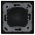 JUNG Serie LS Komplett-Set Graphitschwarz Matt: 1710DE Tastdimmer Standard LED + LS1700SWM Steuertaste Standard + LS981SWM Rahmen 1fach