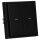 JUNG Serie LS Komplett-Set Graphitschwarz Matt: 539VU Jalousie-Wippschalter, Taster + LS995PSWM Wippe f. Jalousie-Schalter/-Taster + LS981SWM Rahmen 1fach