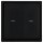 JUNG Serie LS Komplett-Set Graphitschwarz Matt: 509VU Jalousie-Wippschalter, Schalter + LS995PSWM Wippe f. Jalousie-Schalter/-Taster + LS981SWM Rahmen 1fach