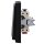 JUNG Serie LS Komplett-Set Graphitschwarz Matt: 509VU Jalousie-Wippschalter, Schalter + LS995PSWM Wippe f. Jalousie-Schalter/-Taster + LS981SWM Rahmen 1fach