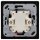 JUNG Serie LS Komplett-Set Graphitschwarz Matt: 509VU Jalousie-Wippschalter, Schalter + LS995PSWM Wippe f. Jalousie-Schalter/-Taster + LS981SWM Rahmen 1fach
