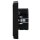 JUNG Serie LS Komplett-Set Graphitschwarz Matt: TRDLS1790SW Raumtemperaturregler mit Display Standard + LS981SWM Rahmen 1fach