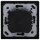 JUNG Serie LS Komplett-Set Graphitschwarz Matt: TRDLS1790SW Raumtemperaturregler mit Display Standard + LS981SWM Rahmen 1fach