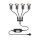 SLV 1008841 TRAIL-LITE® 60 4er Set Bodeneinbauleuchten 3000K IP67 rund Edelstahl / Aluminium