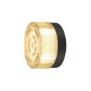 SLV 1008941 CYFT WAVE Wand- und Deckenaufbauleuchte 2700/3000/4000 K 6,5 W PHASE Schwarz / Amber