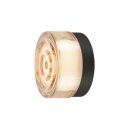 SLV 1008941 CYFT WAVE Wand- und Deckenaufbauleuchte 2700/3000/4000 K 6,5 W PHASE Schwarz / Amber