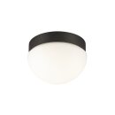 SLV 1008944 CYFT DOME Wand- und Deckenaufbauleuchte 2700/3000/4000 K 6,5 W PHASE Schwarz / Milchig