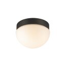 SLV 1008944 CYFT DOME Wand- und Deckenaufbauleuchte 2700/3000/4000 K 6,5 W PHASE Schwarz / Milchig