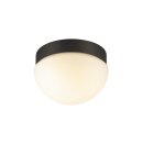 SLV 1008944 CYFT DOME Wand- und Deckenaufbauleuchte 2700/3000/4000 K 6,5 W PHASE Schwarz / Milchig