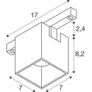 SLV 1008989 FIX-IT! 48V DALI eckig Surface mounted track Spot 2000-3000 K 7.4 W 36° Weiß / Schwarz