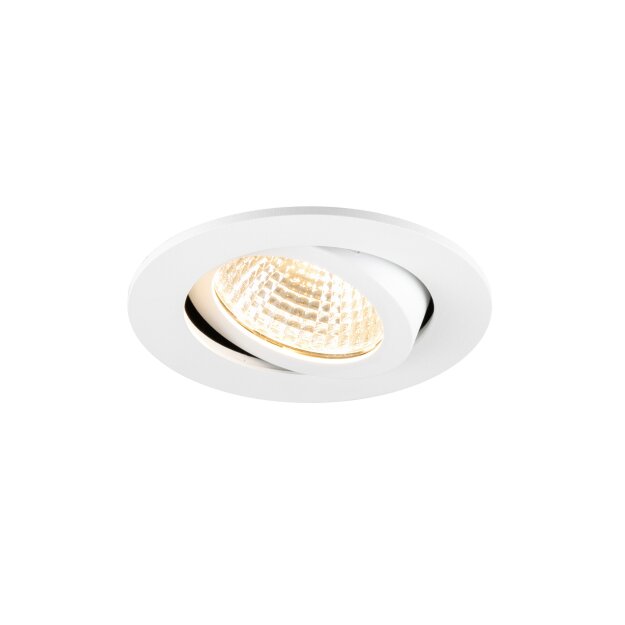SLV 1009020 NEW TRIA® 68 Deckeneinbauleuchte PHASE AIRTIGHT rund 2700 K 7.5 W Weiß