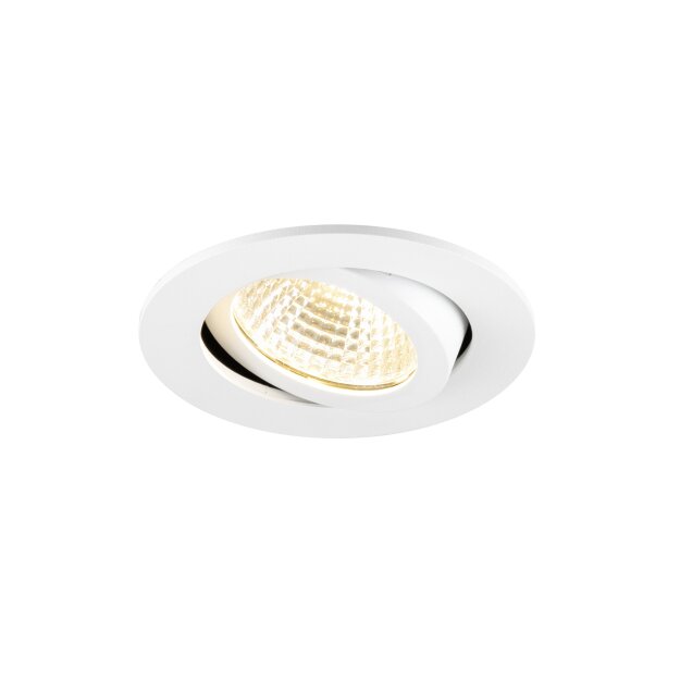 SLV 1009022 NEW TRIA® 68 Deckeneinbauleuchte PHASE AIRTIGHT rund 3000 K 7.5 W Weiß
