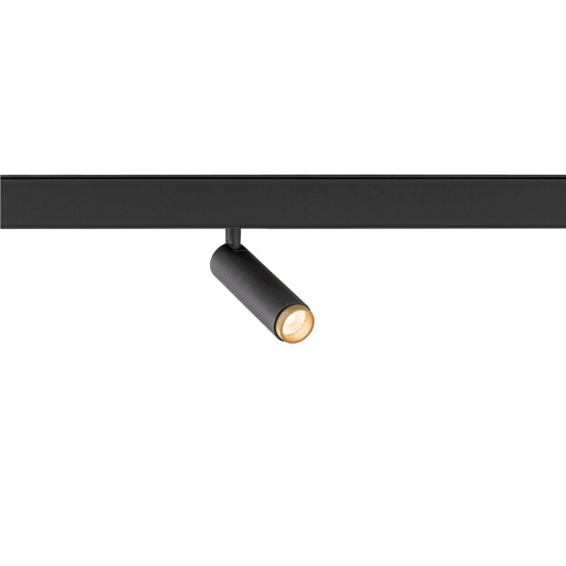 SLV 1009026 GRIP! S 48V Spot deep & recessed track zylindrisch 2700K 9.8 Watt DALI 29° Schwarz / Gold
