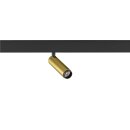 SLV 1009035 GRIP! S 48V Spot deep & recessed track zylindrisch 2000-3000K 9.8 Watt DALI Dim-to-Warm 29° Gold / Schwarz