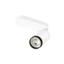 SLV 1009092 GRIP! L SPOT CL single QPAR51 Deckenaufbauleuchte zylindrisch 1 x max. 6 Watt Weiß / Schwarz