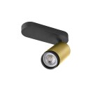 SLV 1009095 GRIP! L SPOT CL single QPAR51 Deckenaufbauleuchte zylindrisch 1 x max. 6 Watt Gold / Schwarz