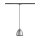 SLV 1009140 PARA CONE 14 Pendelleuchte für 1 Phasen System GU10 Aluminium