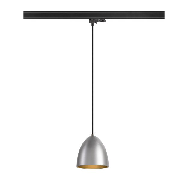 SLV 1009141 PARA CONE 14 Pendelleuchte für 3 Phasen System GU10 Aluminium