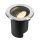 SLV 1009168 DASAR® L Bodeneinbauleuchte asymmetrisch 3000K 70°/40° IP65/IP67 rund Edelstahl / Schwarz
