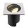 SLV 1009169 DASAR® L Bodeneinbauleuchte asymmetrisch 3000K 70°/40° IP65/IP67 quadratisch Edelstahl / Schwarz