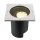 SLV 1009169 DASAR® L Bodeneinbauleuchte asymmetrisch 3000K 70°/40° IP65/IP67 quadratisch Edelstahl / Schwarz