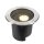SLV 1009170 DASAR® XL Bodeneinbauleuchte asymmetrisch 3000K 70°/40° IP65/IP67 rund Edelstahl / Schwarz