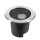 SLV 1009170 DASAR® XL Bodeneinbauleuchte asymmetrisch 3000K 70°/40° IP65/IP67 rund Edelstahl / Schwarz