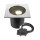 SLV 1009171 DASAR® XL Bodeneinbauleuchte asymmetrisch 3000K 70°/40° IP65/IP67 quadratisch Edelstahl / Schwarz