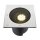 SLV 1009171 DASAR® XL Bodeneinbauleuchte asymmetrisch 3000K 70°/40° IP65/IP67 quadratisch Edelstahl / Schwarz