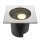 SLV 1009171 DASAR® XL Bodeneinbauleuchte asymmetrisch 3000K 70°/40° IP65/IP67 quadratisch Edelstahl / Schwarz
