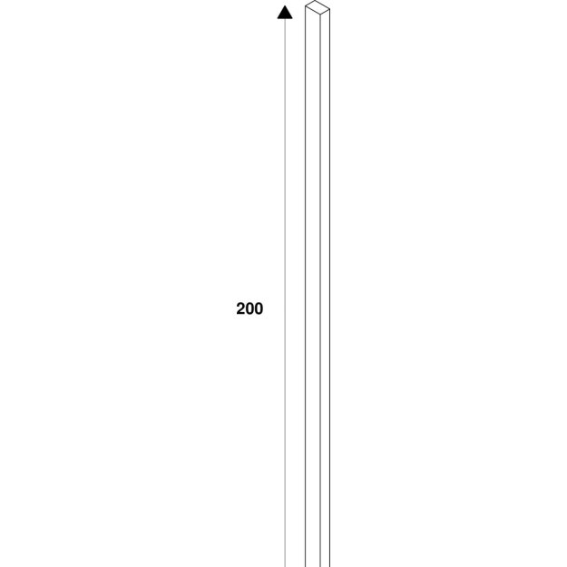 SLV 1009262 BATTEN P SCK2000 2000mm