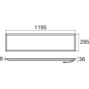 SLV 1010113 PANEL P 1200/300 45 840 WB UGR19 ML WH
