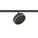 SLV 1009016 GRIP! FLAT 48V Spot DALI rund 2700/3000 K 14.5 W Schwarz / Gold