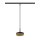 SLV 1009018 GRIP! FLAT 48V Pendelleuchte DALI Pendellänge 200 cm 2700/3000 K Schwarz / Gold