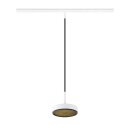 SLV 1009019 GRIP! FLAT 48V Pendelleuchte DALI Pendellänge 200 cm 2700/3000 K Weiß / Schwarz